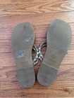 Steve Madden Skylar Tan Strappy Slides with Silver Pyramid Studs Womens Size 7.5 — photo 6