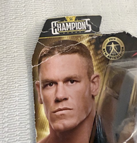 WWE John Cena Champions Series 2 Wrestling Figure Spinner Belt DAMAGED BOX - Afbeelding 3 van 7