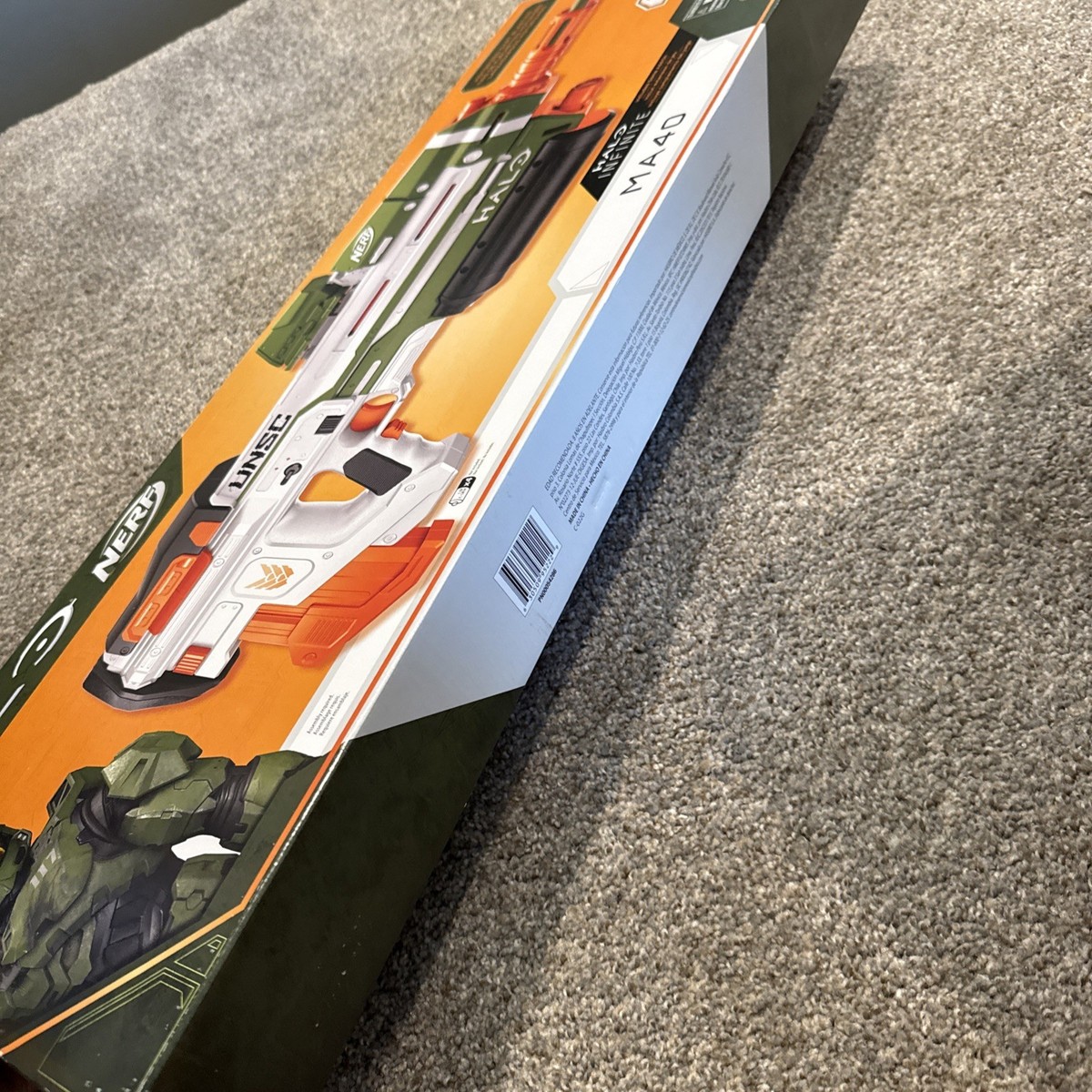 2020 Hasbro NERF Halo MA40 Motorized Dart Blaster New in Box