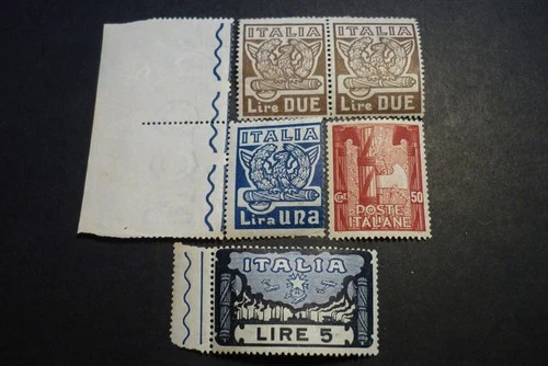 1923 Italy Stamps set of 5 Mint Topic 1st Anniv.of Facist March on Rome