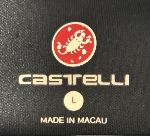 Castelli Convertible Cycling Jacket Zip-Off Sleeves For Vest Size L Black & Red