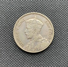 New Zealand 1933 Half Crown - George V