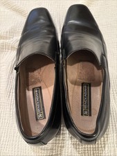 Stacy Adams Men s Black Leather Slip On Loafers Dress Shoes Size 13