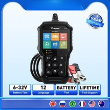 Car Battery Tester 6/12V 100-2000CCA Battery System Detect Auto Battery Analyzer