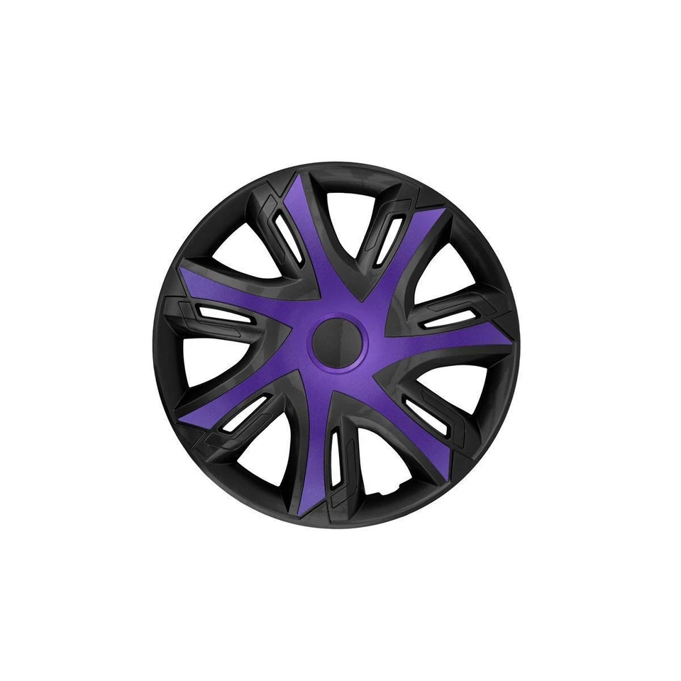 Radkappen 15 Zoll 4x NRM N-Power BICOLOR in Violett/Schwarz Radzierblende Radkap - Bild 1 von 1