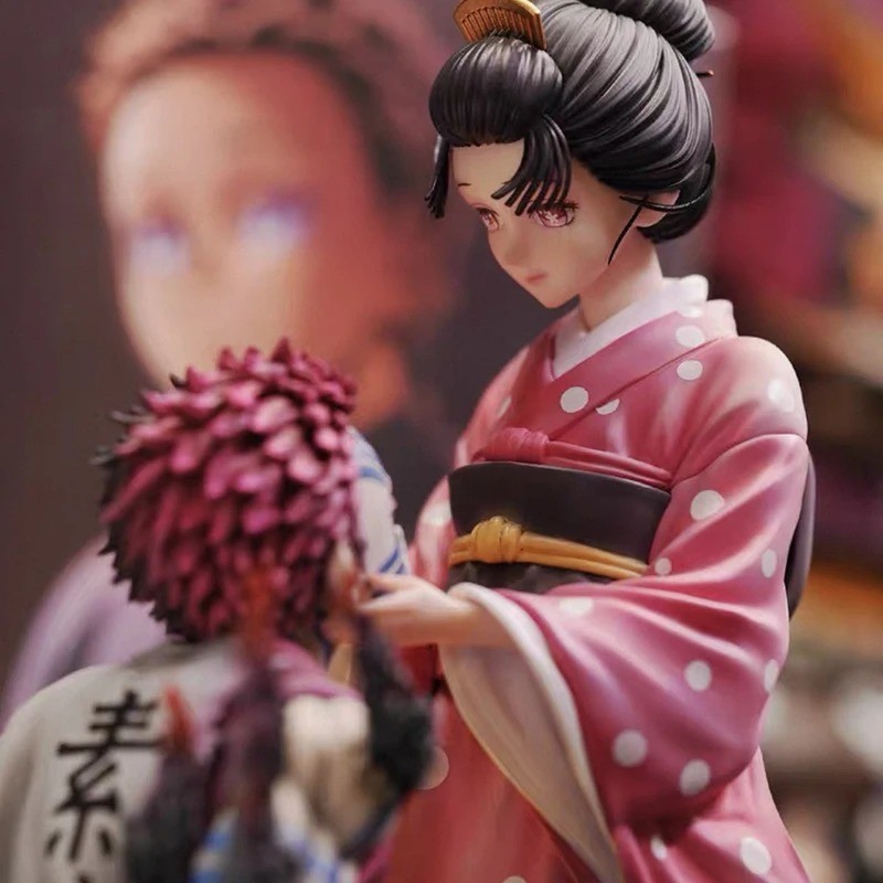 Demon Slayer Akaza Model Koyuki Statuer 29cm Figure Model