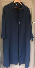 Preston & York Size 16 Navy Long Coat Button Lining Gorgeous! Vgc
