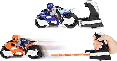 SPIELZEUGMOTORRAD mit Fahrer und Abschuss bis zu 10 Meter Spielzeug Motorrad 50