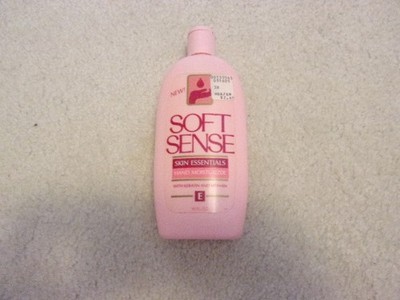 Vintage Rare 1991 Soft Sense Hand Moisturizer 10 Fl. OZ. Pre-owned Almost Full