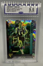 2020-21 Panini Flux Jerry West #193 Silver Cracked Ice Prizm Lakers NBA HOF