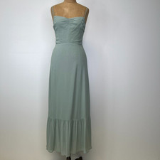 Reformation Dress Women 2 Emersyn Midi Smock Lined Ruffle Work Party Core Nw