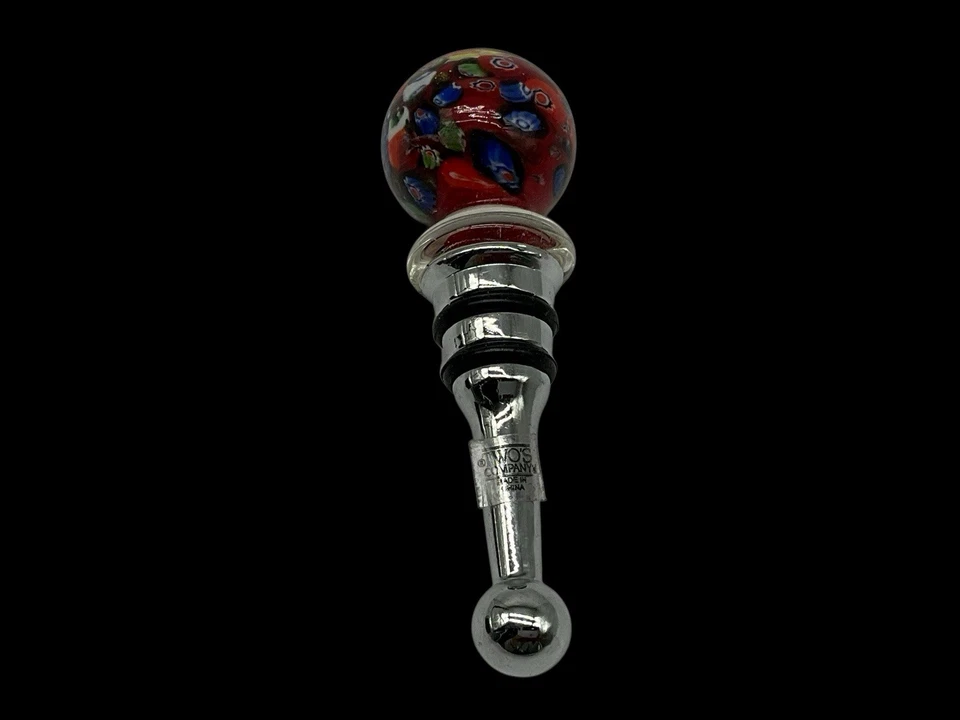 Итальянская винтажная пробка для стеклянной бутылки Millefiore T La Mode от Two's Company - Изображение 3 из 4