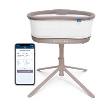  Color:Warm Grey Halo-BassiNest Connected Swivel Sleeper 3.0 14335