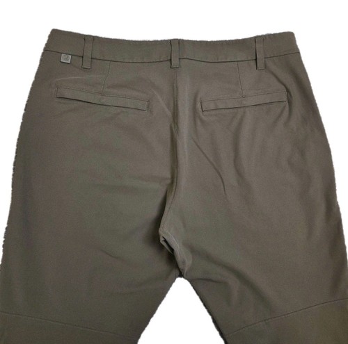 Lululemon Pantalone Uomo Gamba Conica Liscio Cropped Tartufo Act Taglia 36x26,5 - Foto 8 di 9