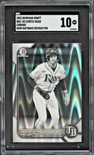 2022 Bowman Chrome Draft B&W RayWave Refractor Curtis Mead PROSPECT SGC 10 GEM