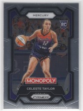 #66 Celeste Taylor 2024-25 Prizm Monopoly WNBA Base RC Phoenix Mercury