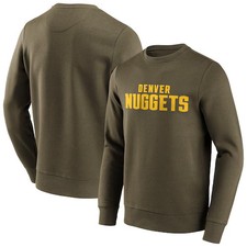 Denver Nuggets Fashion Colour Wordmark Crew Sweatshirt - Mens