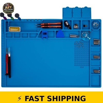 HPFIX Heat Resistant 932°F Blue Silicone Soldering Mat