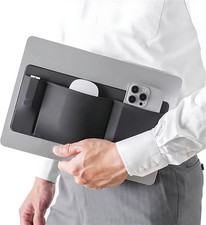 3-Pocket Organizer, Mouse Holder for Laptop Stick on   External Hard Drive Sleev