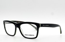 New Dolce Gabbana Dg 3235 2953 Black Fluo Yellow Camo Authentic Eyeglasses 53-16