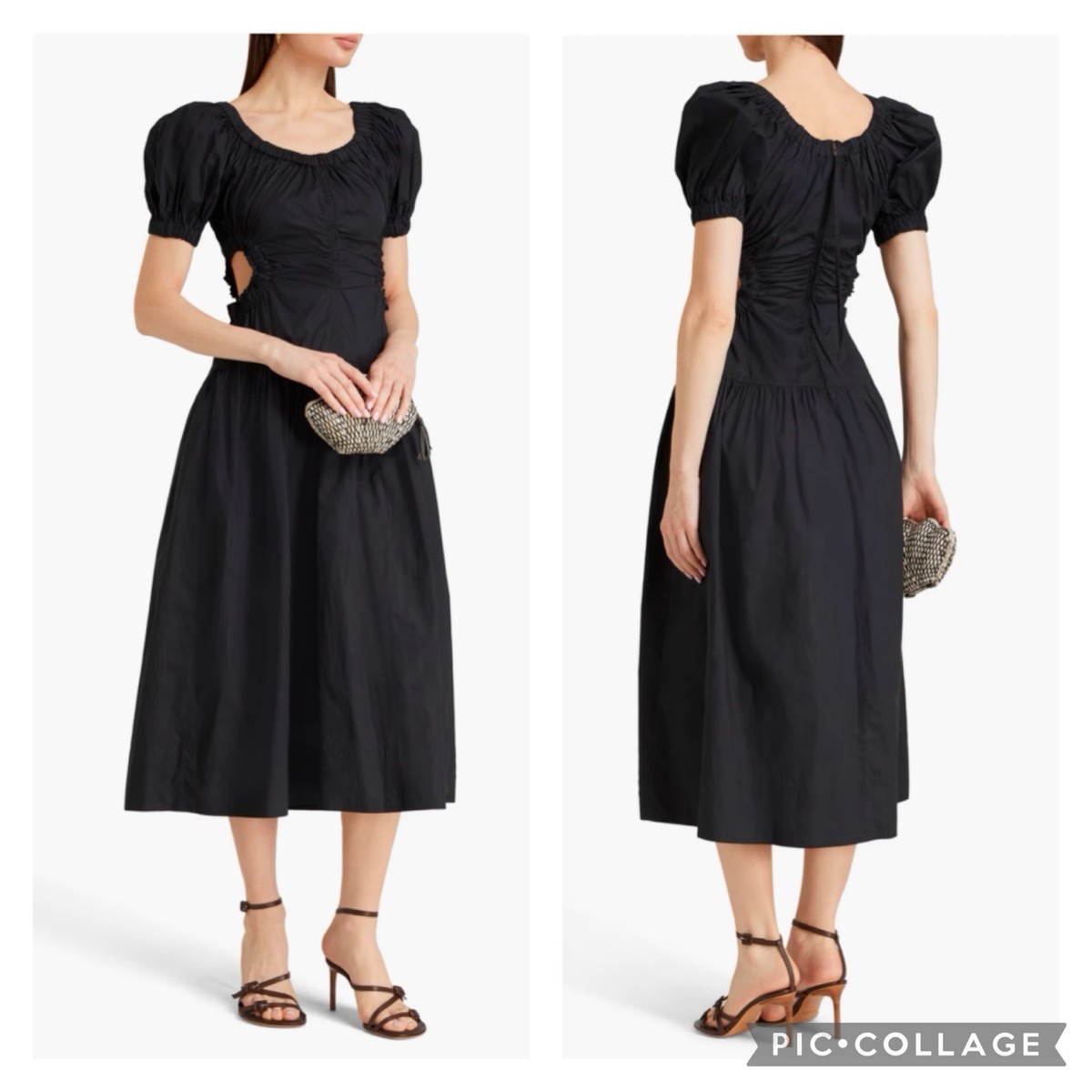 ulla johnson golda dress Women's in Black Ebay