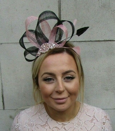 Fascinator Feather Sinamay Ladies 