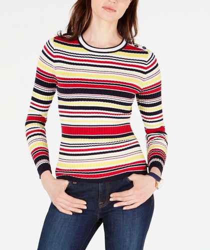 Tommy Hilfiger Ribbed Cotton Striped 