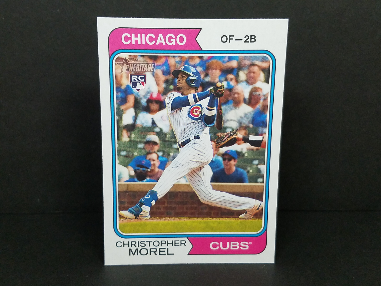 2023 Topps Heritage #110 Christopher Morel, Chicago Cubs (RC) - Base Rookie Card