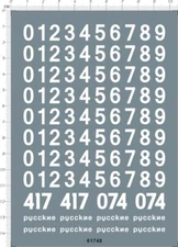 Detail Up 1/350 Russia Navy Markings Ship Hull Numbers Model Water Slide Decal