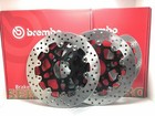 SUZUKI SV 650 2003 2004 2005 2006 PAIR OF DISCS FRONT BRAKE BREMBO GOLD SERIES