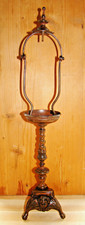 Stehlampefu&szlig; &bdquo;Engel&rdquo; Lampenst&auml;nder Bronze 19. Jh.