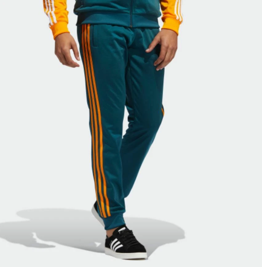 NEW MENS ADIDAS ORIGINALS SPLIT FIREBIRD 3-STRIPE TRACK PANTS ~ LARGE ~ RARE!