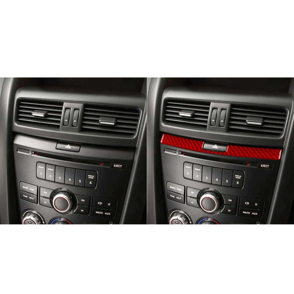 Real Carbon Fiber Interior Emergency Lights Trim For Pontiac G8 08-09 - Imagem 2 de 4