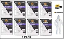 Full Coverage Coveralls with Hoodie, Large/Extra Large KleenGuard (8 PACK)