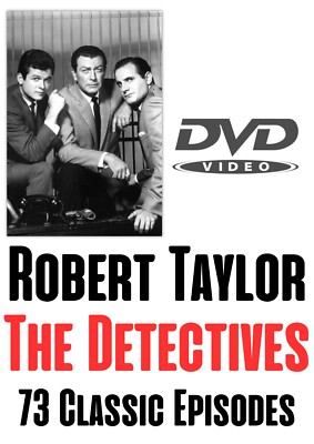 The Detectives 1959 TV Series - Robert Taylor - Public Domain DVD