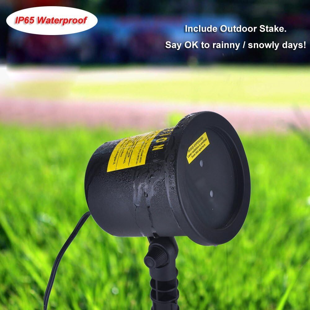 Christmas Laser Lights Projector Outdoor Lighting Red and Green Static