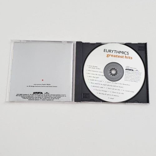 Greatest Hits: Eurythmics 1991 Arista Club Edition CRC No Barcode Music CD - Picture 2 of 3