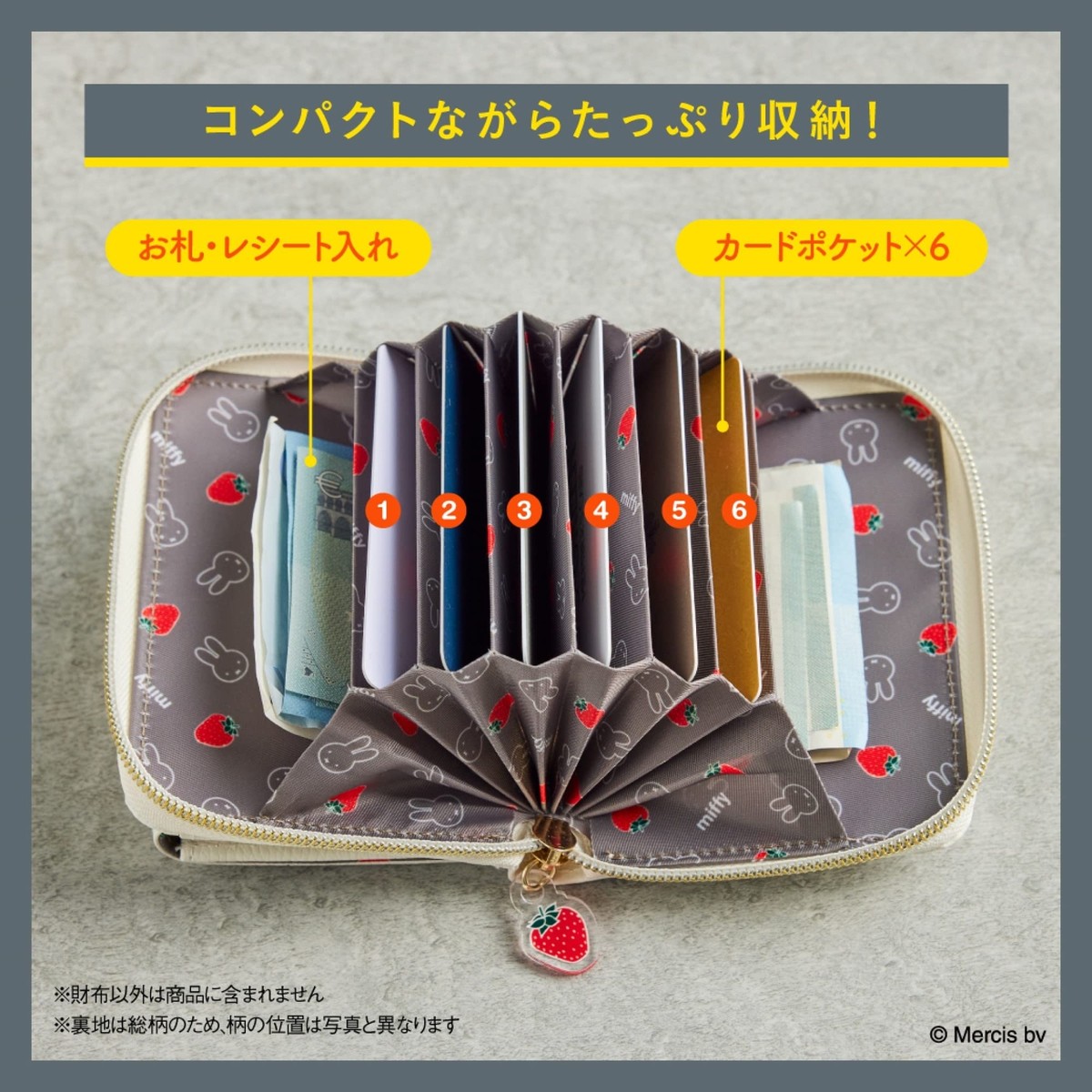 Miffy Easy-to-View Accordion-Style Mini Wallet BOOK WHITE Japan | eBay