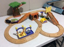 CHUGGINGTON WOODEN RAILWAY KOKO'S SAFARI 2-in-1 TREE TUNNEL SET W/SOUNDS HTF VGC