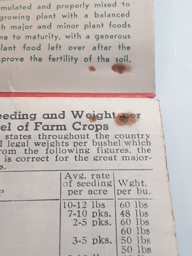 Baugh’s Premium Plant Food & Soil Builder Notizblock Werbung 5 1/4" C1 - Bild 4 von 9