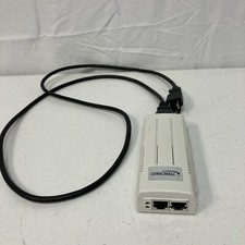 SonicWALL 01-SSC-5546 AF Gigabit PoE Injector 101-500330-50 White w/Power Cord