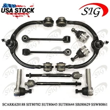Front Control Arm Tie Rod End Suspension Kit for 2008 - 2010 Jeep Commander 10PC