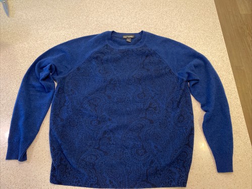 NEIMAN MARCUS 100% Cashmere Men's Crew 