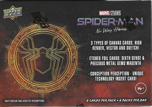 2023 Upper Deck Spider-Man No Way Home Factory Sealed Blaster Box - Bild 5 von 10
