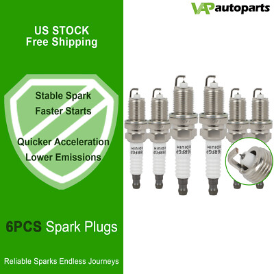 6x Iridium & Platinum Spark Plugs For 2003-2005 Honda Pilot 3.5L V6