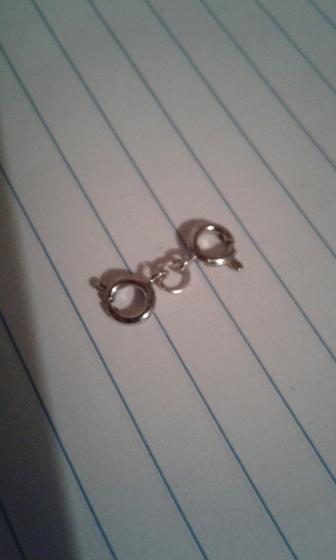 Wow ( 1) Spring Clasp Extender  & 1 Lobster Clasp 