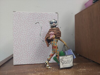 Margaret Le Van Alley Cats ''Kitty O'' Resin Figurine Hang Tag Orig Box VGUC