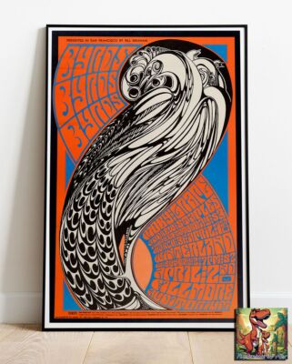 The Byrds Moby Grape 1967 Tour Poster ähnlich A1 - 36''x24''