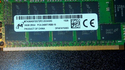 Micron 16GB DDR4-2400 PC4-19200 RDIMM Server Memory RAM (MTA36ASF2G72PZ-2G3A3IG)