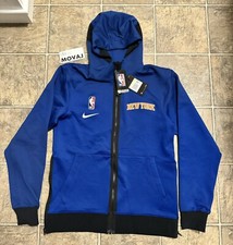 Nike Small NBA Therma Flex Showtime New York Knicks Full Zip Hoodie CN4046-495